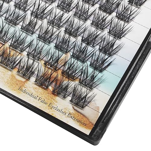 Miniatura 2 de Dedila - Bandeja grande 3D para pestañas de ojos con aspecto natural, base fina, pestañas postizas individuales de tallo ancho, pestañas postizas de