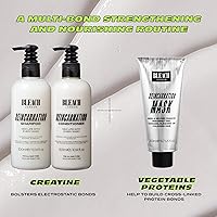 Vista 8 de Bleach London Champú de reencarnación para cabello seco, dañado, decolorado o teñido, restauración y fortalecimiento de la unión con creatina