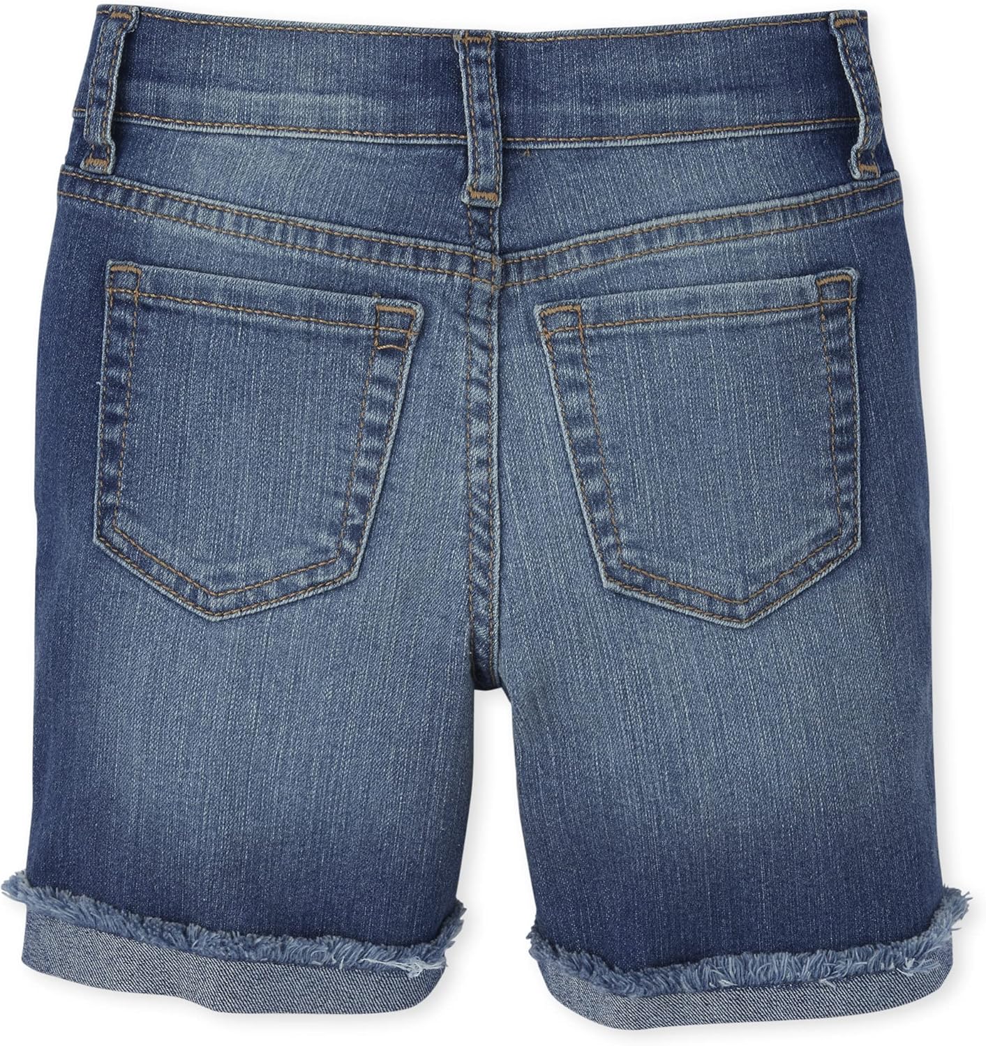Denim Midi Shorts - Image 4