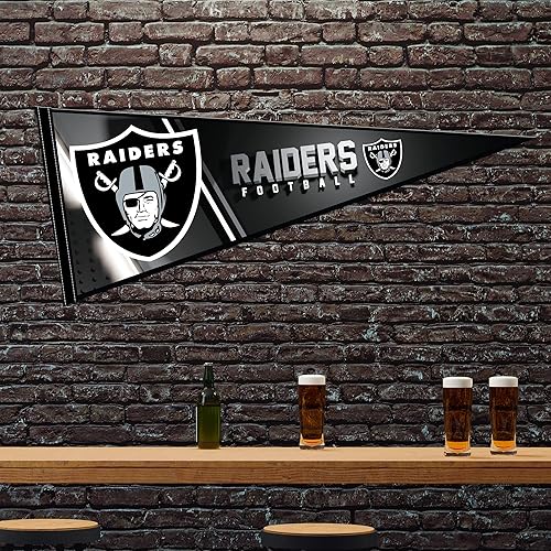 Vista 94 de Rico Industries NFL Football Primary 12" x 30" Felt Wall Décor Pennant - Great for Home/Bed Room/Man Cave Décor