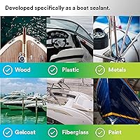 Vista 4 de Sellador de silicón blanco 3M, tipo marítimo, 3004.7762