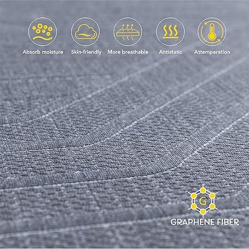 Miniatura 2 de EGOHOME Colchón de espuma viscoelástica individual de 12 pulgadas para dolor de espalda, colchón de gel refrescante en una caja, fabricado en