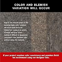 Vista 6 de The Felt Store Fieltro industrial F-15 - 72 pulgadas de ancho x 1 pie de largo x 1/8 pulgadas de grosor - Fieltro prensado SAE para automoción