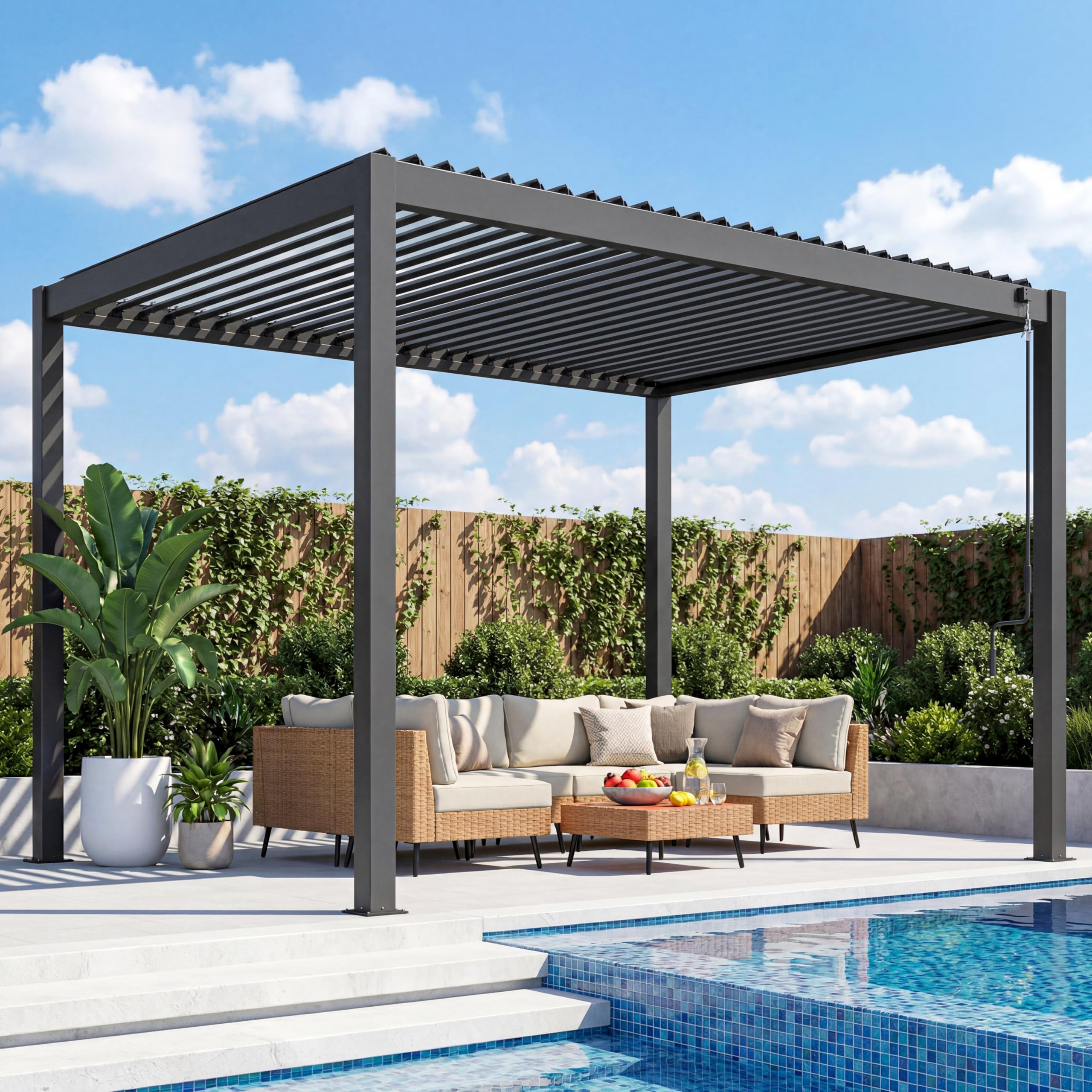 LAUSAINT HOME 10x12 Pergola
