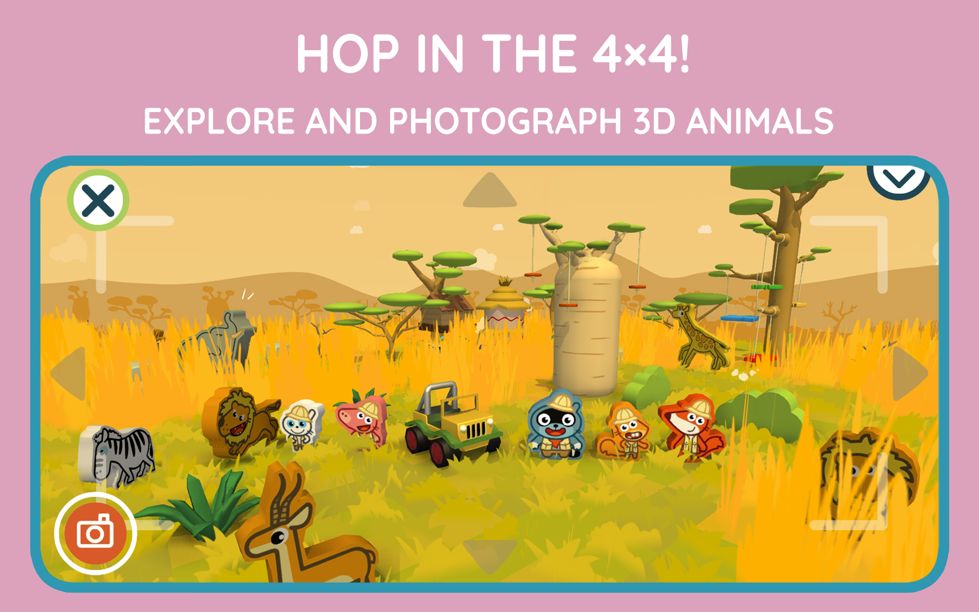 Pango safari builder for kids : Create, explore and manage a wild