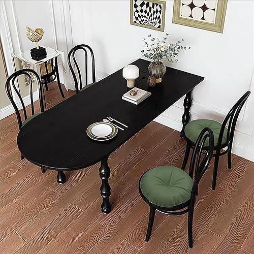 Miniatura 7 de Magpie Fabrics Juego de 2 cojines redondos de 15 pulgadas de asiento con lazos, impermeables, para todo tipo de clima, acolchado de 4 pulgadas de