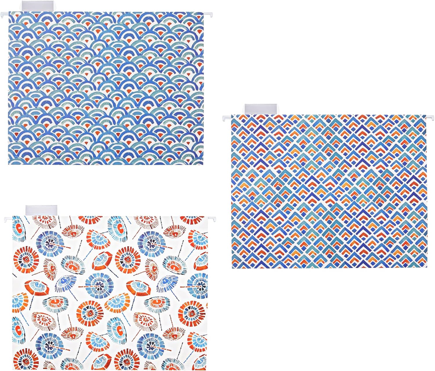 Y YOMA 6 Pack Decorative Hanging File Folders Letter Size