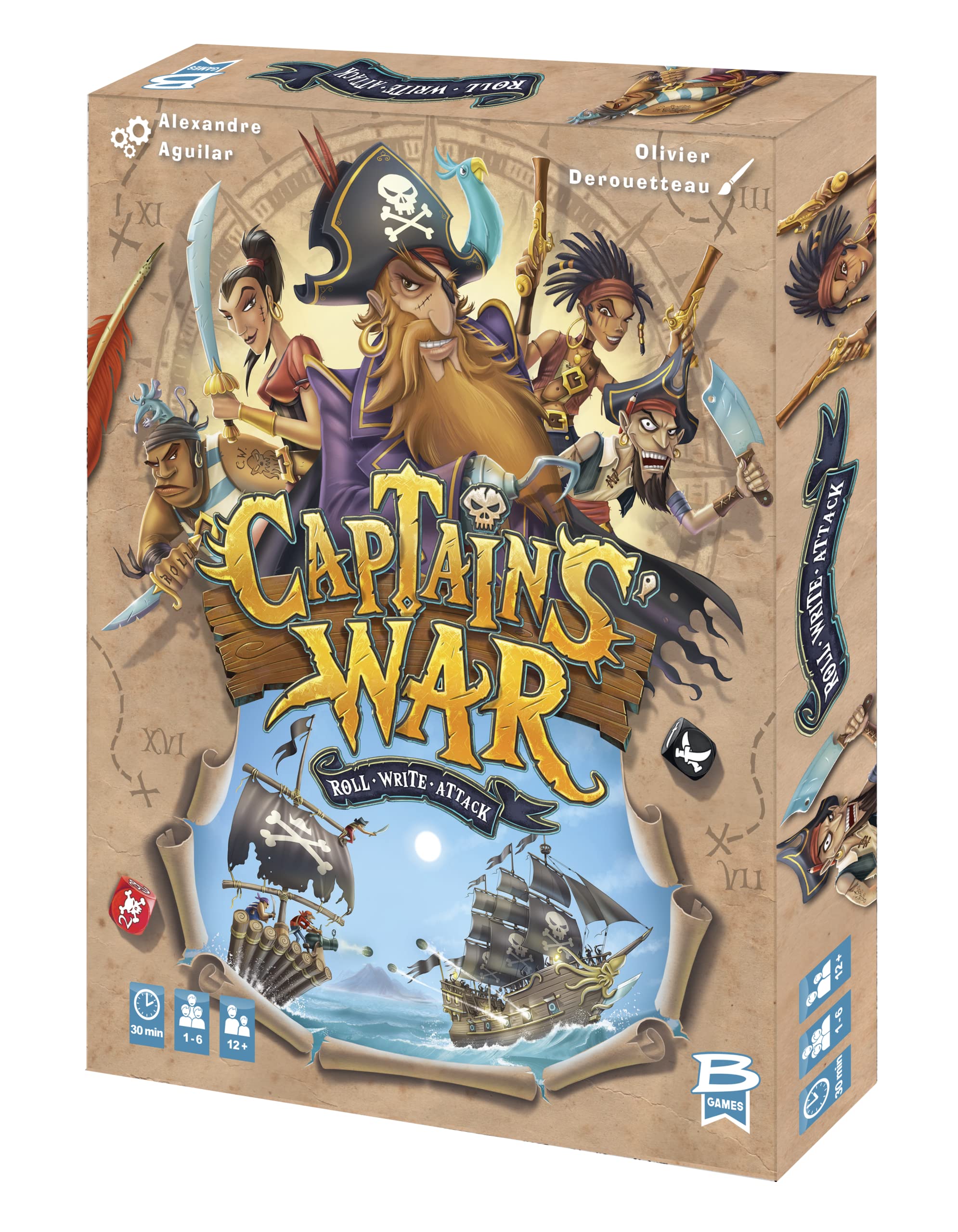 BRAGELONNE GAMES Captains War BRCAP Yellow, 280 x 220 x 40 mm - Image 2