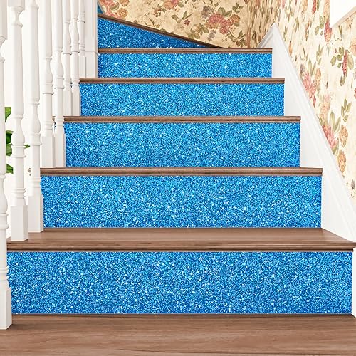 Miniatura 47 de WESTICK Papel adhesivo dorado con purpurina para paredes, papel tapiz extraíble con purpurina dorada para pegar y despegar, papel tapiz brillante