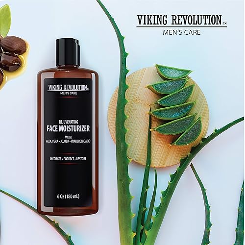 Vista 7 de Viking Revolution - Crema hidratante natural para el cuidado de la piel, antiarrugas y antienvejecimiento crema/loción facial, cuidado facial