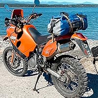 Vista 6 de AquaQuest Bolsa de lona blanca 100% impermeable, resistente, versátil y cómoda Bolsa protectora duradera para viajes, deportes, motocicleta