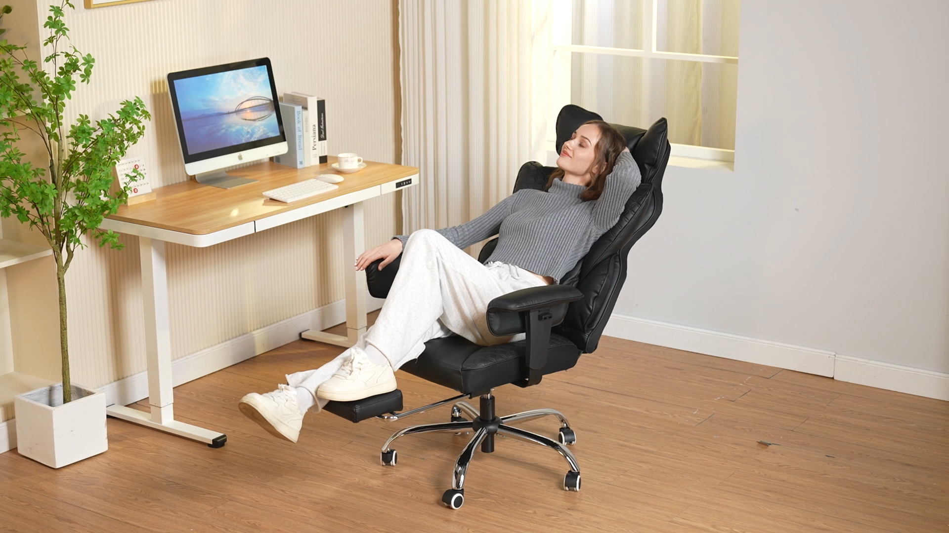 らずみゃ Amazon.com: COMHOMA Big and Tall Office Chair 400LBS Wide