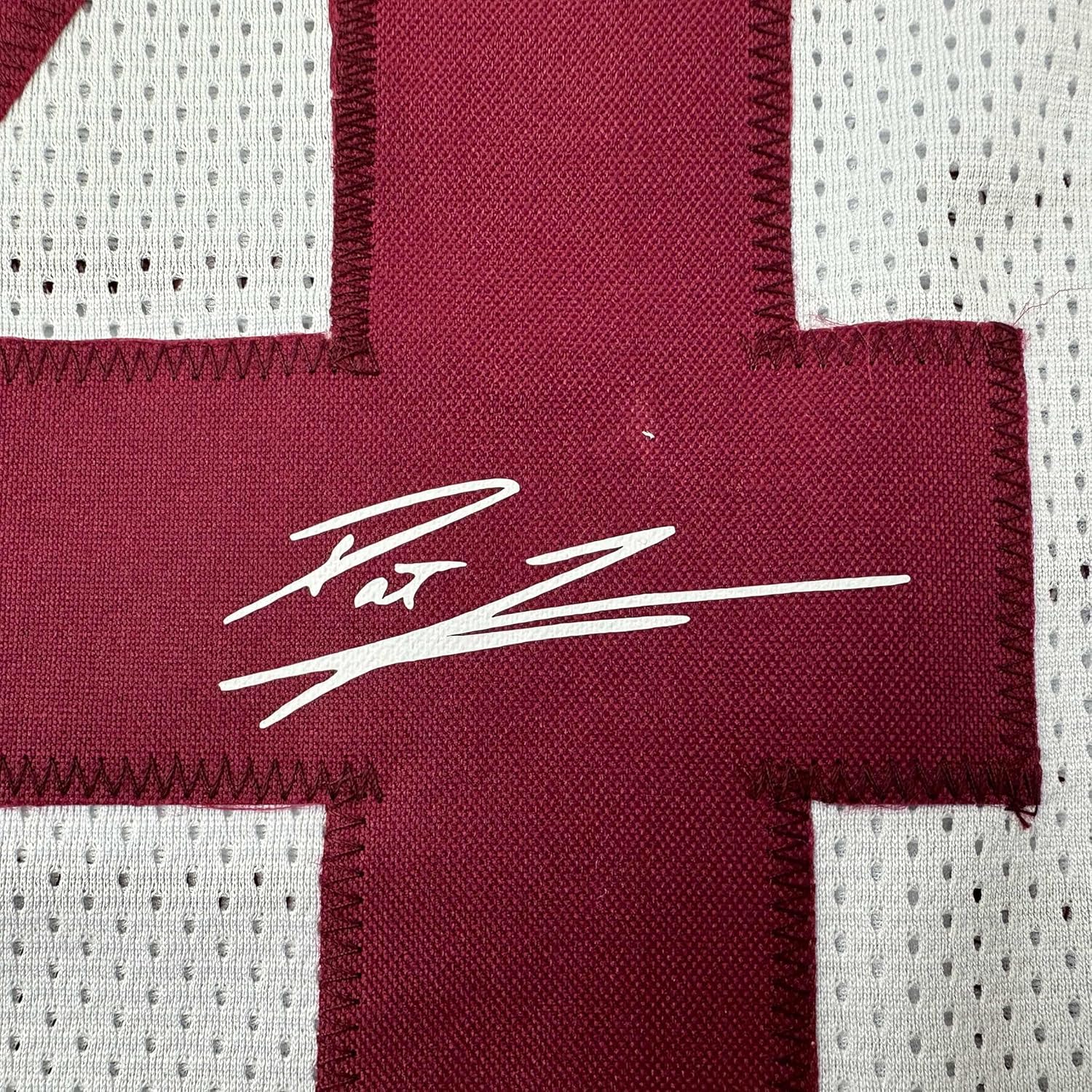 Facsimile Autographed Pat Tillman Arizona State White Reprint Laser Auto College Football Jersey Size Men's XL