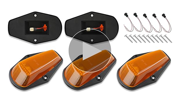ライト・ランタン COPPER 250 Amazon.com: D-Lumina Amber Lens Roof Cab Marker Lights for