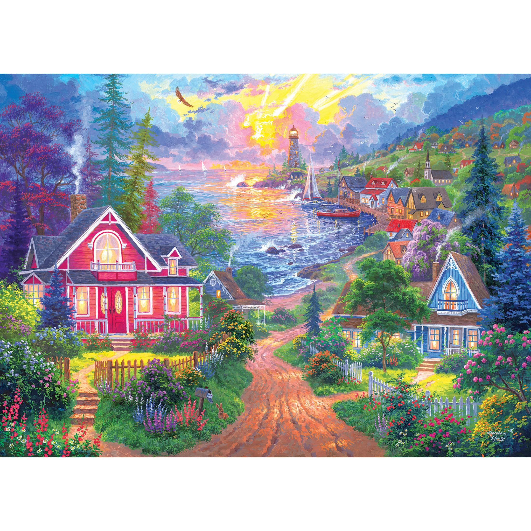 Amazon.com: RoseArt - Abraham Hunter - Coastal Living - 1000 Piece