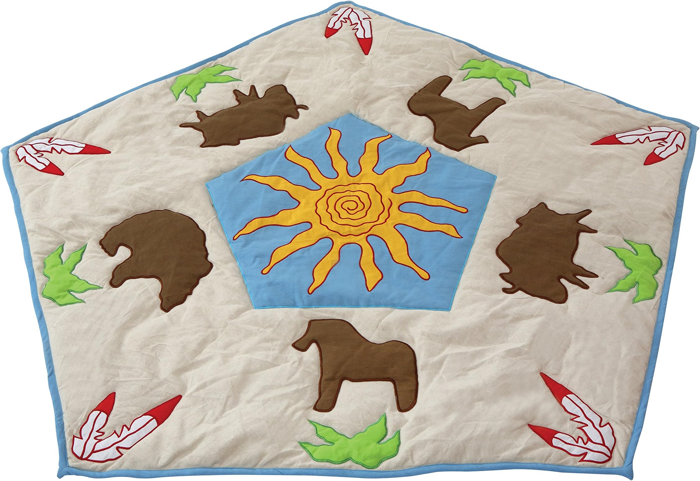 Wild West Wigwam Floor Quilt