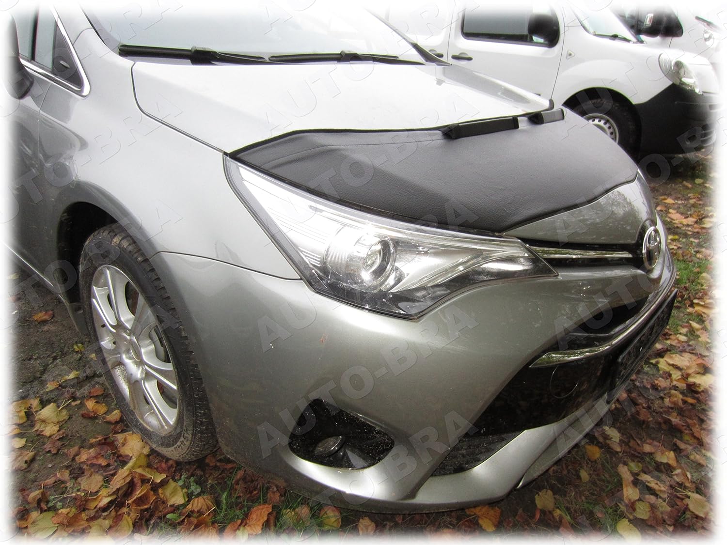 AB3-00135 Hood Bra Front End Nose Mask Compatible with Toyota Avensis Third Generation T270 2015- Present Facelift Bonnet Bra STONEGUARD Protector Tuning