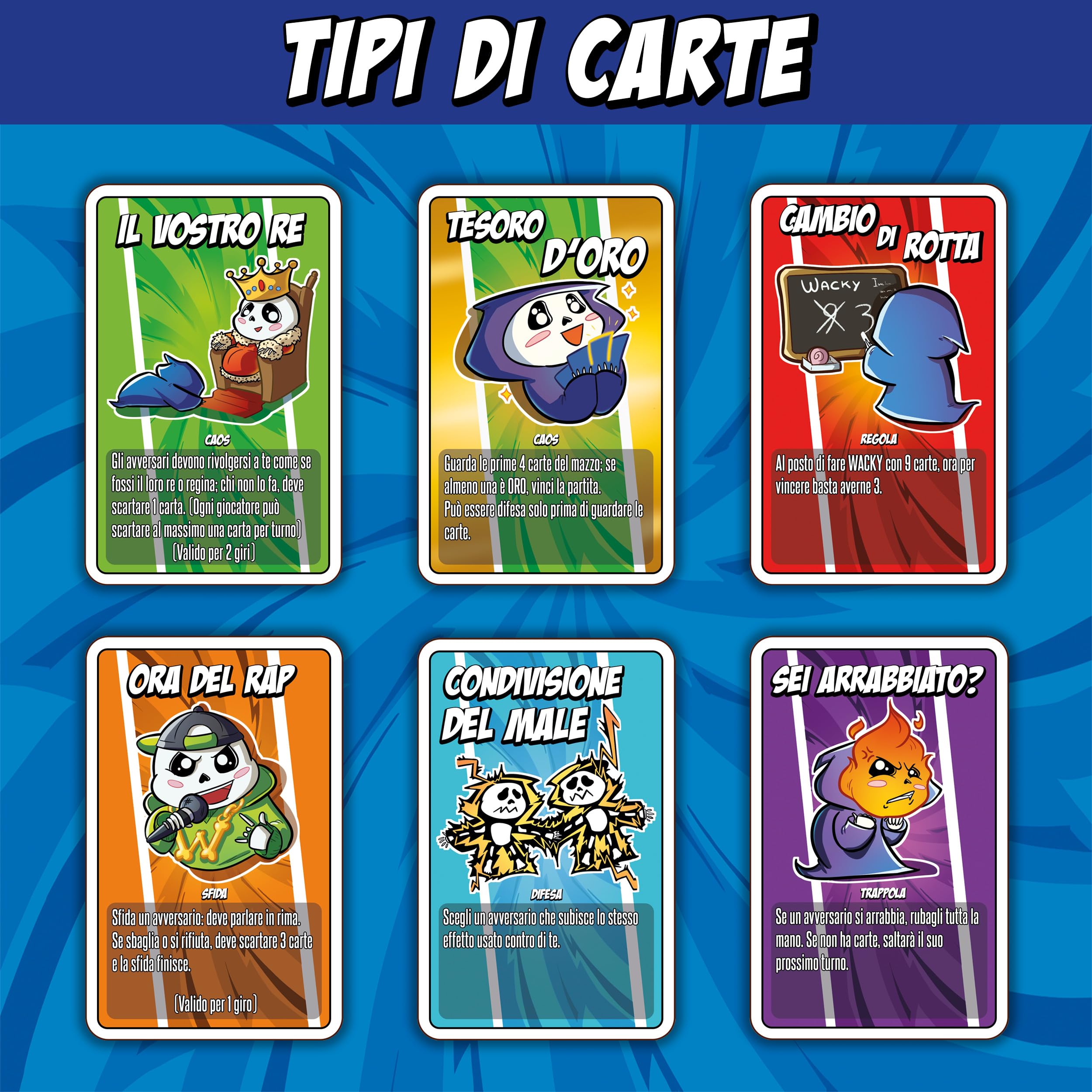 Wacky Party Pack – Gioco Base Wacky + Espansione Alcolica Wacky Drink | Drinking Game e Party Game di Carte | Gioco da Tavolo per Feste, Serate e Amici | età 18+, 4-10 Giocatori | in Italiano