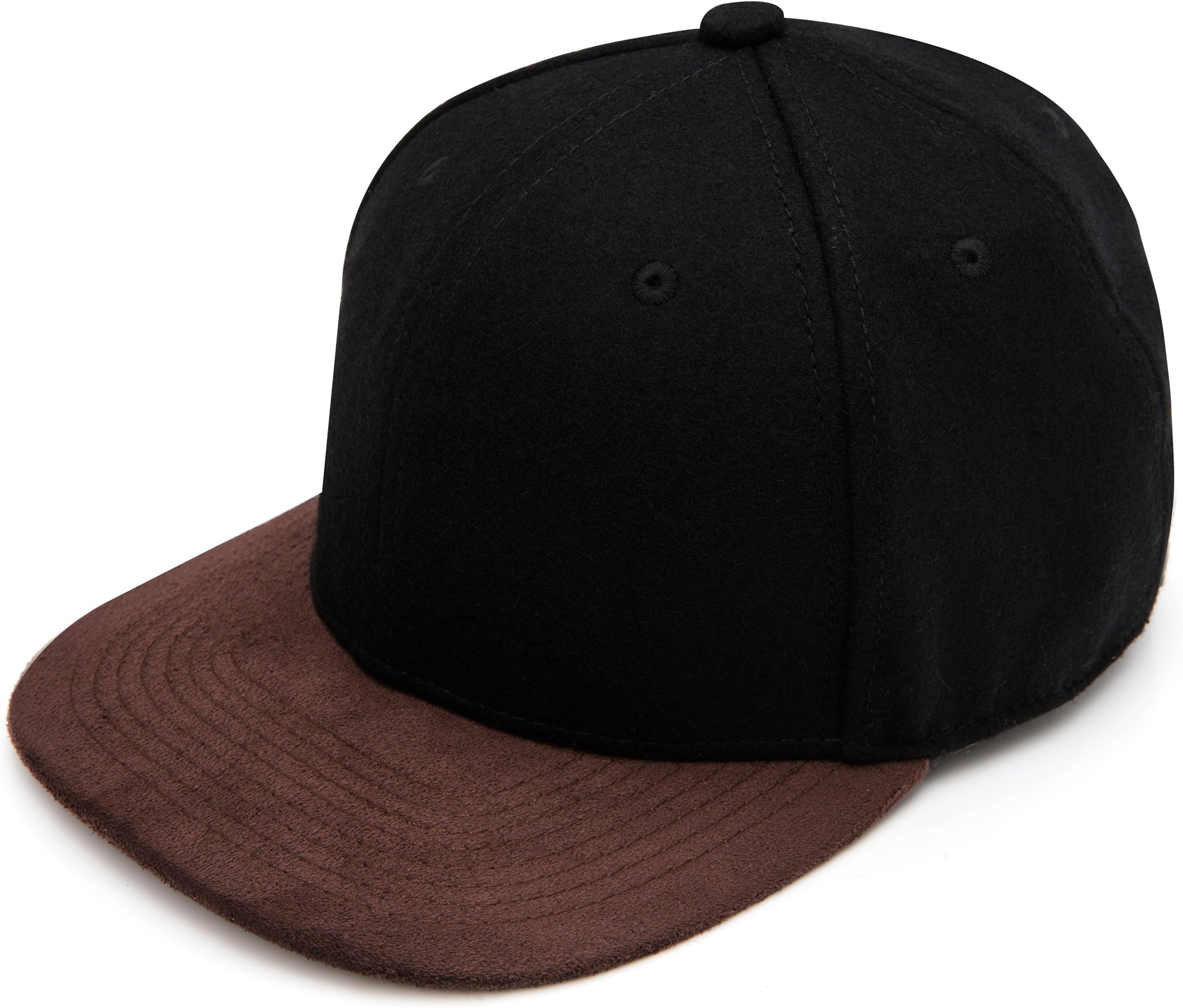 EYEFOOTSnapback Cap Hat Adjustable Fitted Wool Suede Structured Super Classic for Men Women Ideally Designed for Luxury and Elegance