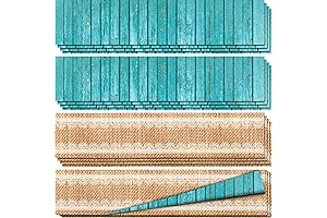 60-Piece Shabby Chic Classroom Décor: Enhance Your Classroom with Burlap and Succulent Borders