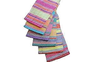 Tortilla Warmer Cloth by Jacq & Jurgen - Colored Inca Pattern - 100% Cotton