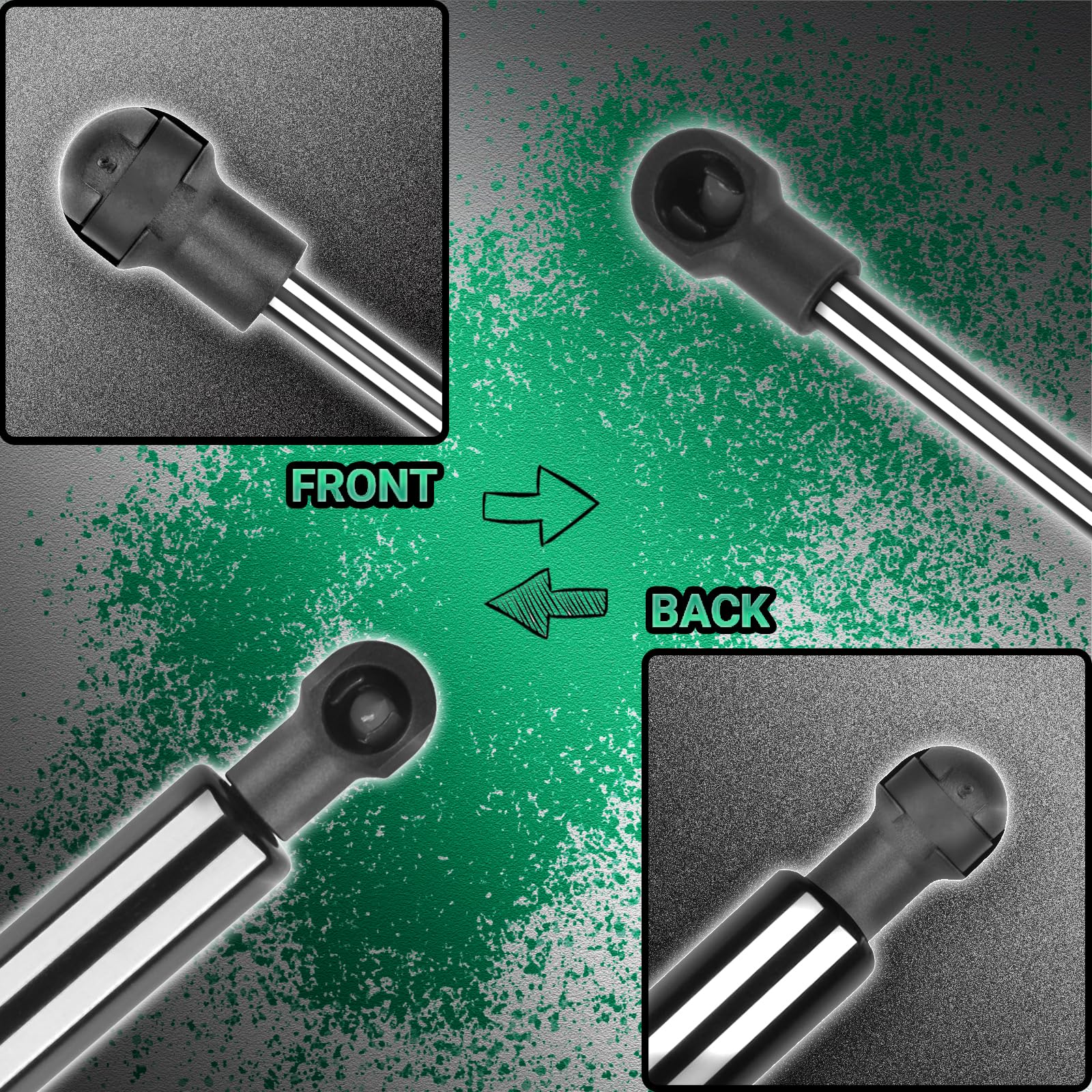 Motorhaubendämpfer Ersatz Frankberg 2x Gasfedern Für Peugeot RCZ Coupe 2010-2015 - Motorhaubendämpfer, Ersatz Für YM17341080 Peugeot RCZ Ersatzteil