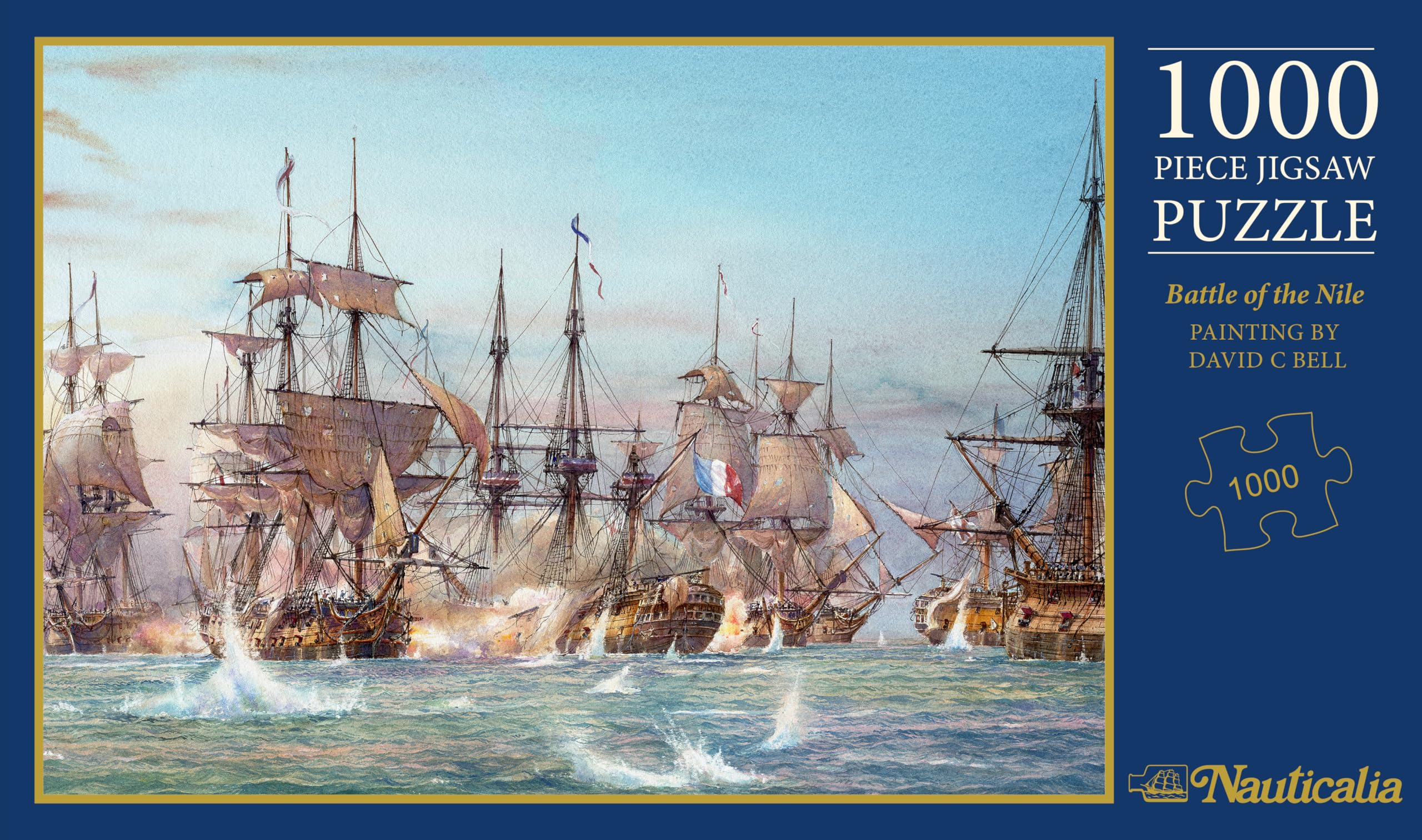 Nauticalia Battle of The Nile by David Bell 1,000-piece Puzzle
