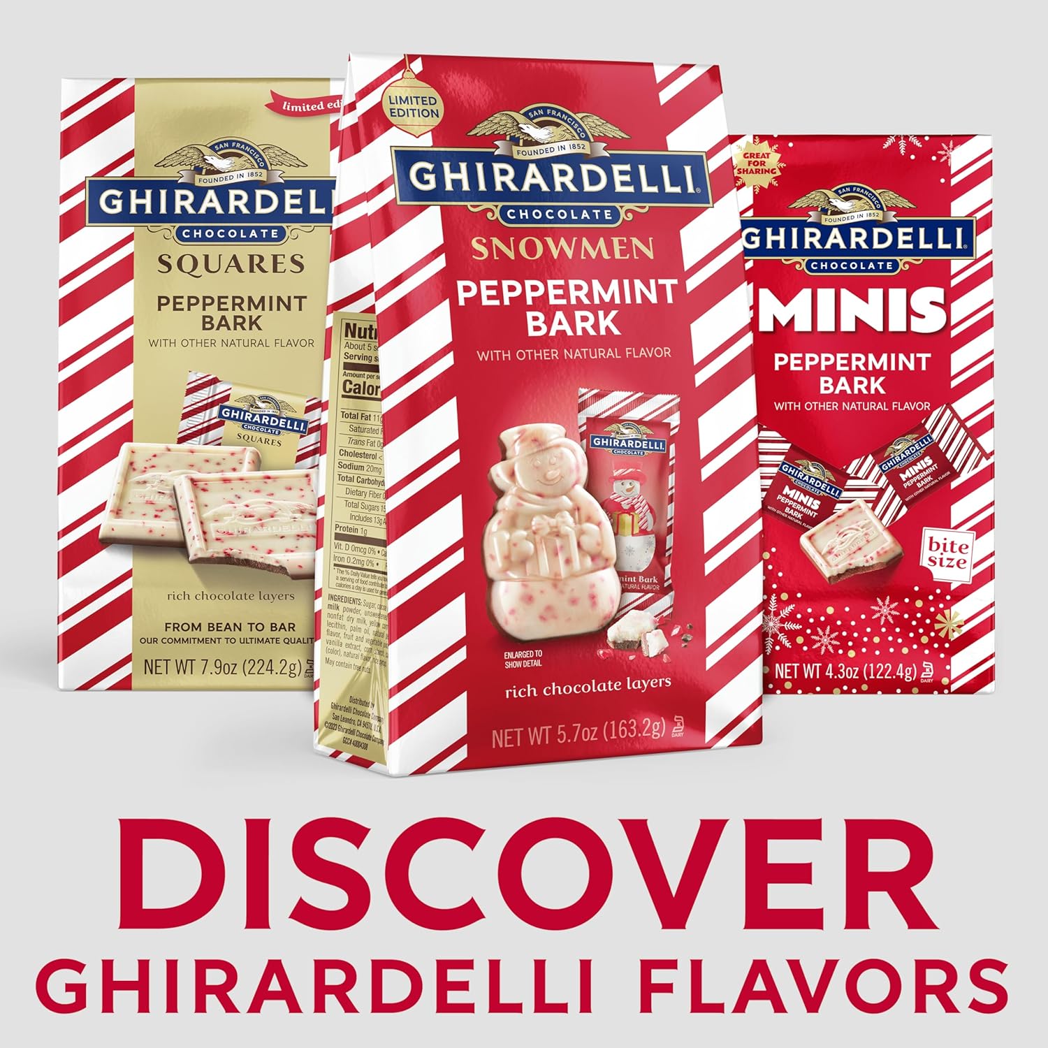 Unwrap Holiday Joy: Ghirardelli Peppermint Bark Snowmen Review!