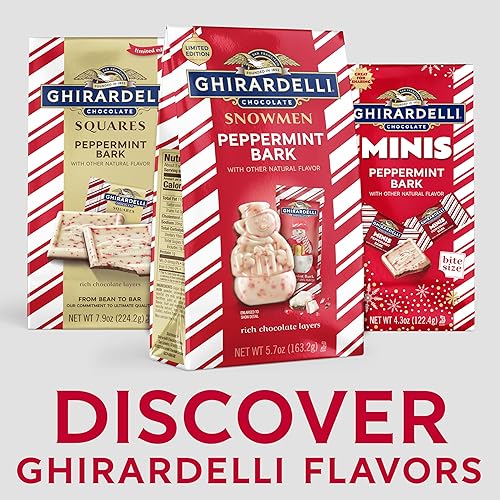 Miniatura 6 de Ghirardelli - Muñeco de nieve de corteza de menta (5.7 onzas) (paquete de 1)