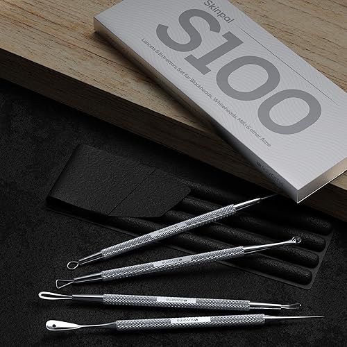 Miniatura 4 de Suvorna Ador Cuidado de la piel remueve manchas y granitos Extractor con aguja puntiaguda lanceta 1112