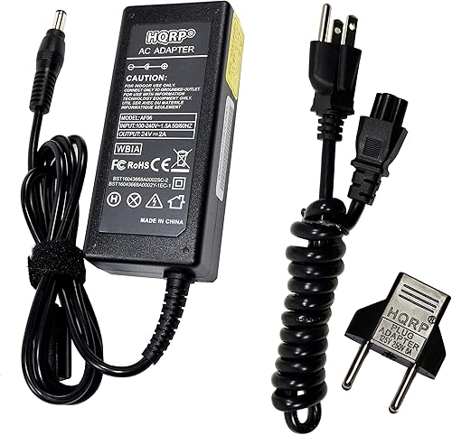 HQRP Adaptador de corriente alterna compatible con Logitech 190542-0000 G25 G27 G29 G920 Racing Wheel, ADP-18LBB 190211-0010 190211-A030 EX, MOMO,