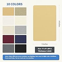 Vista 446 de KING MOUNTAIN Parche de reparación de lona de 9 x 11 pulgadas, 2 piezas, parche de tela impermeable autoadhesivo para sofás, tiendas de campaña