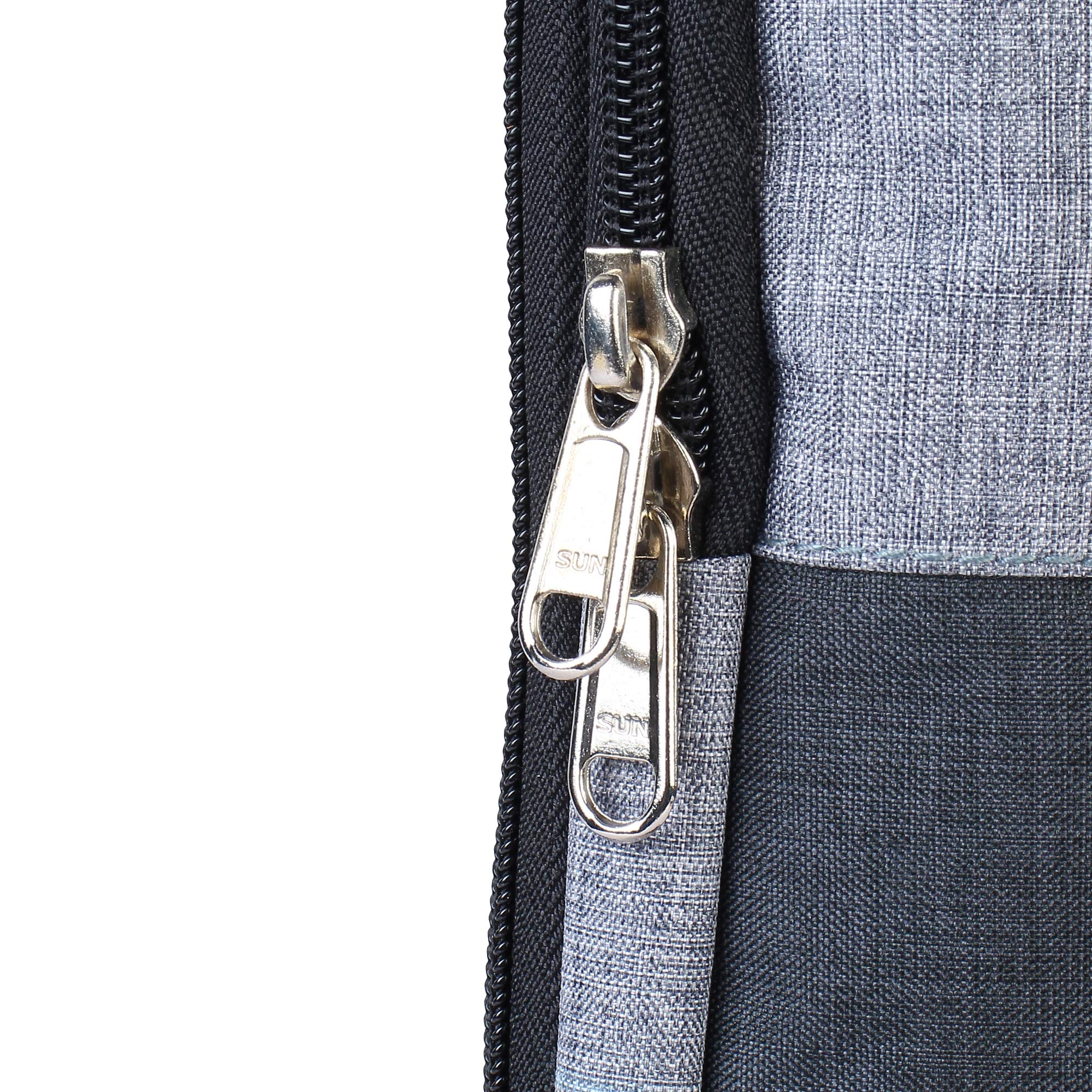 SHIBUI Compression Polyester Packing Cubes Travel Organizer for men and women ; Expandable - Set of 5 (Grey) 2