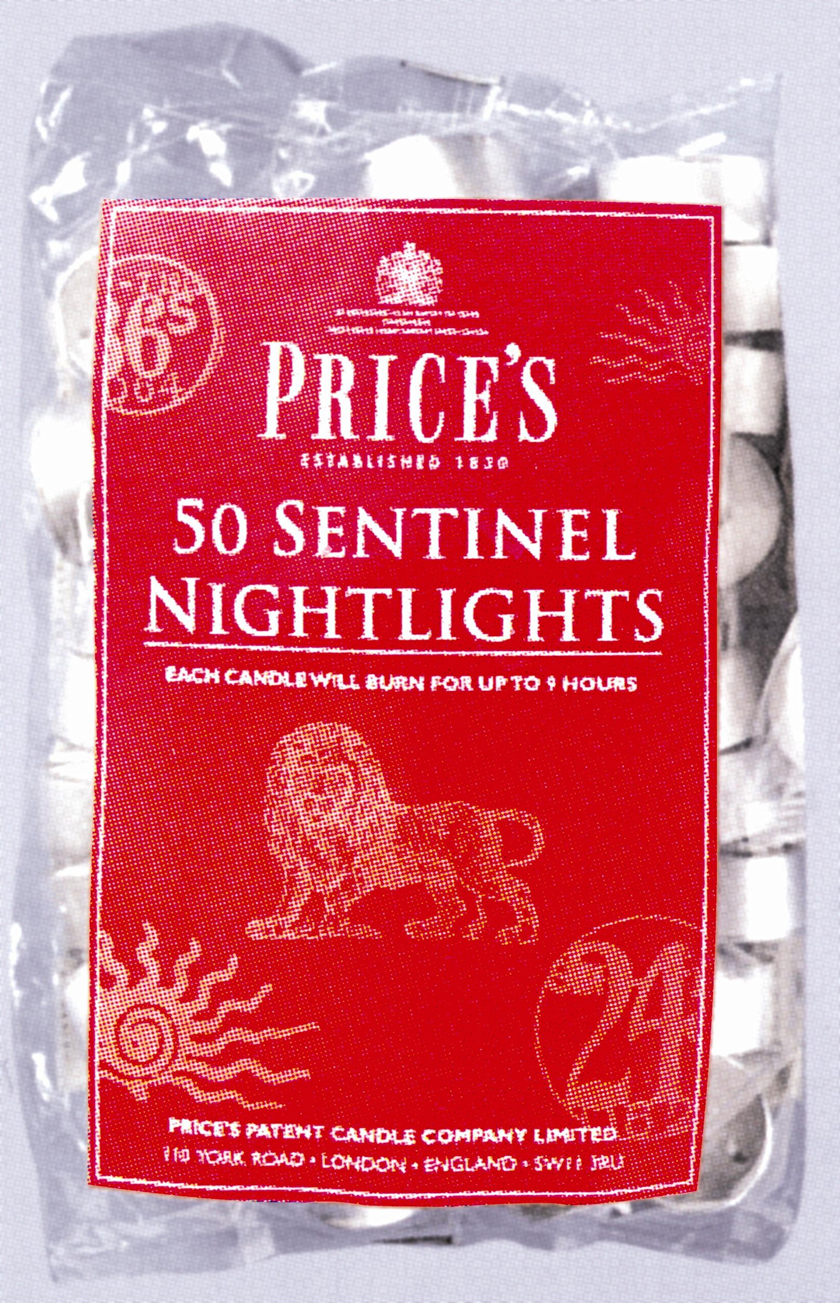 Precio de la Sentinel velas sin aroma té luz velas x 50 (paquete de 12 bolsas)