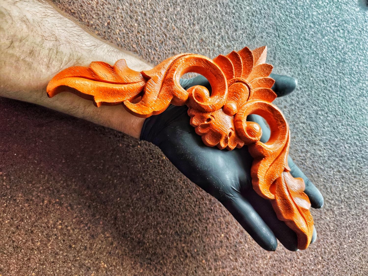 Silicone mold for large corner castings || furniture appliques || wall pediments || decorative corner onlays | door overlays | mouldings