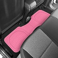 Vista 3 de CARBELLA - Juego de 4 alfombrillas de piso de goma rosa para automóvil - Accesorios rosa universales para ajustarse a todo tipo de clima