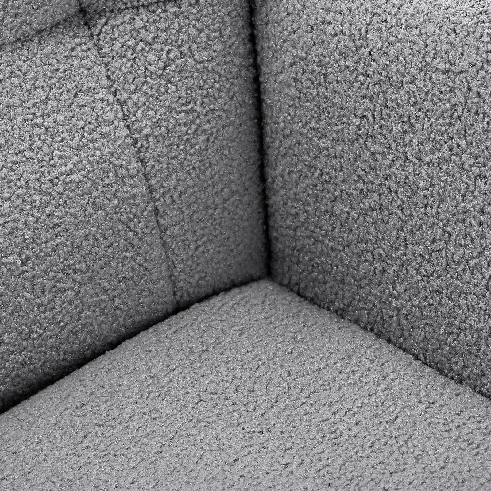 Keebgyy Fauteuil à bascule rembourré velours chambre balcon