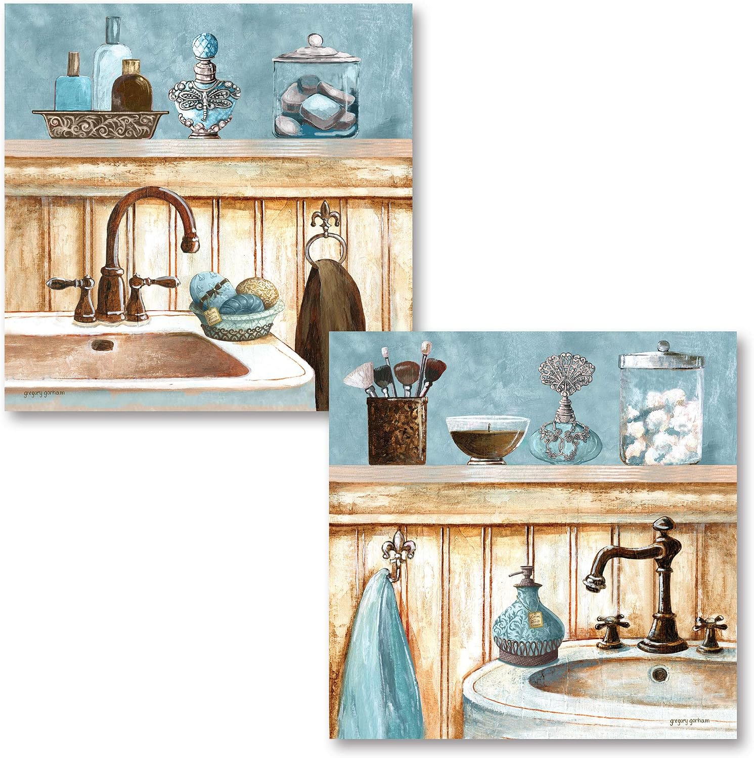 Amazoncom Light Blue And Brown Bathroom Sink And Vanity Prints 2 12x12 Unframed Paper Posters Prints Posters Prints Amazoncom Light Blue And Brown Bathroom Sink And Vanity Prints 2 12x12 Unframed Paper Posters Prints Posters Prints