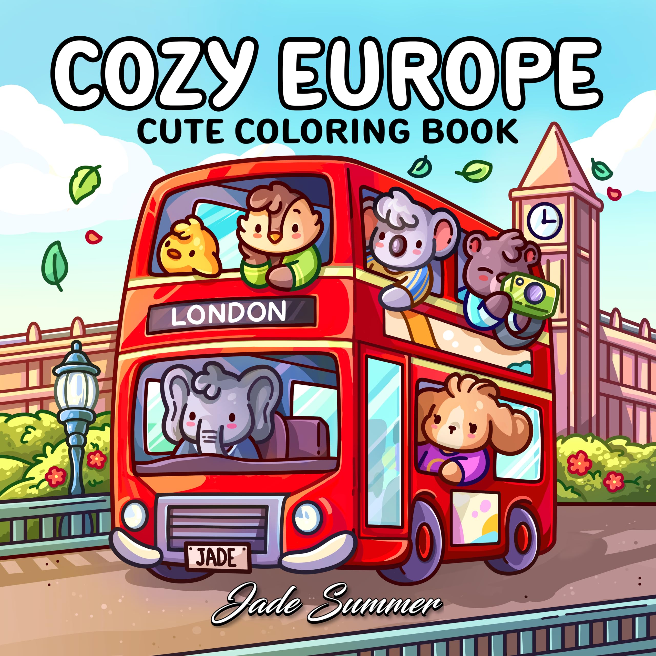 Cozy Europe: Cute Coloring Book for Adults and Teens with Charming Characters and Delightful European Scenes for Relaxation (Comfy and Cozy Coloring Books)