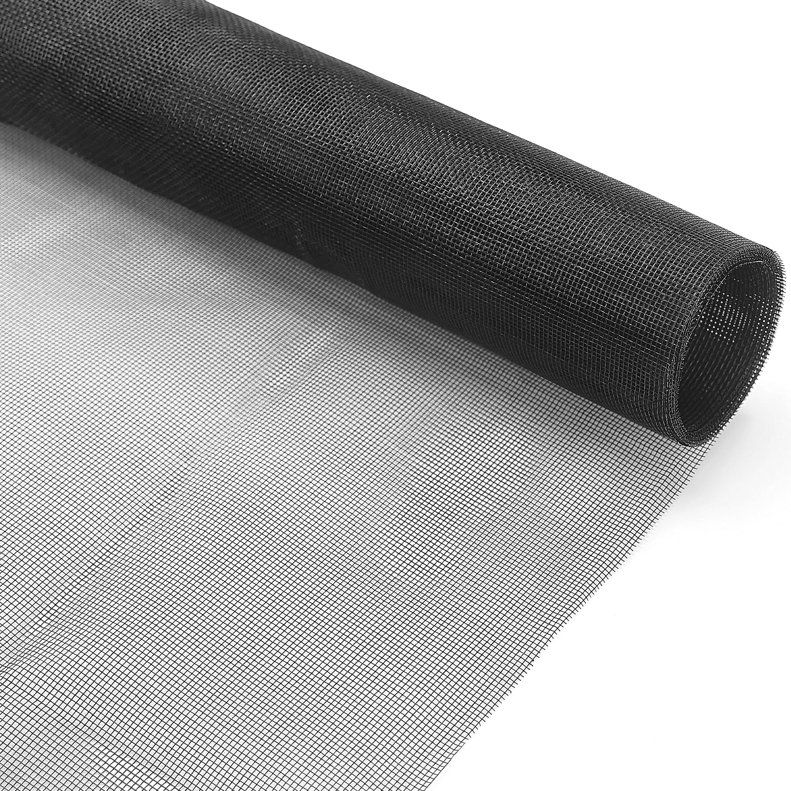 1 pezzo, zanzariera al metro 120 x 300 cm, rete a maglia in fibra di vetro per finestre, tagliabile, rete di ricambio, protezione fai da te contro gli insetti, garza per finestre, per finestre
