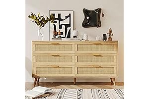 Rovaurx 6 Drawer Boho Bedroom Dresser