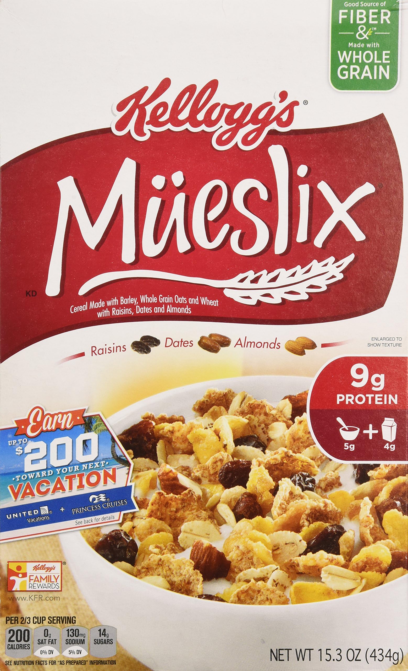 Kellogg'sMueslix, 15.3-Ounce Boxes (Pack of 4)