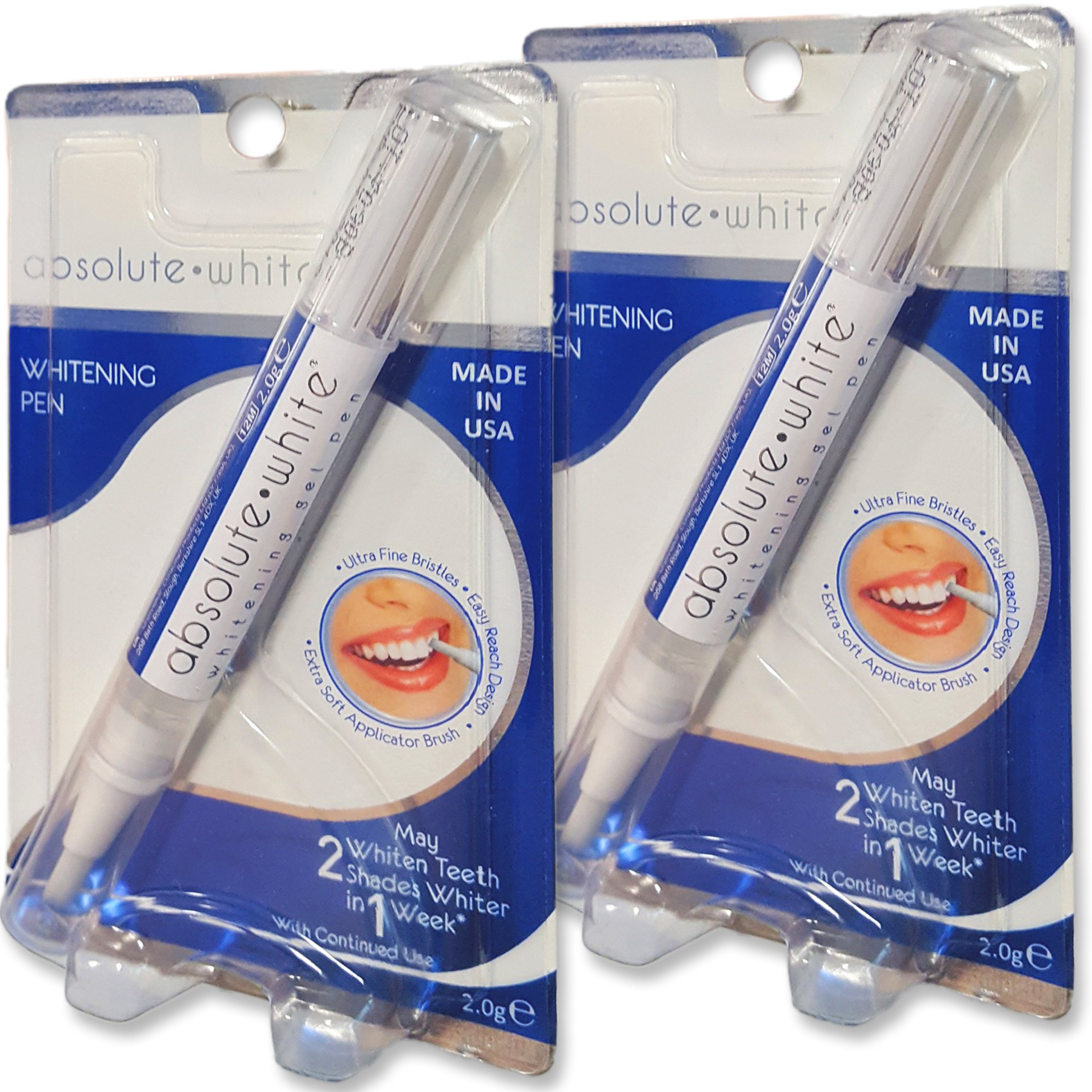 Buy 2X Dr.Fresh Teeth Whitening Pens USA Made Absolute White Gel