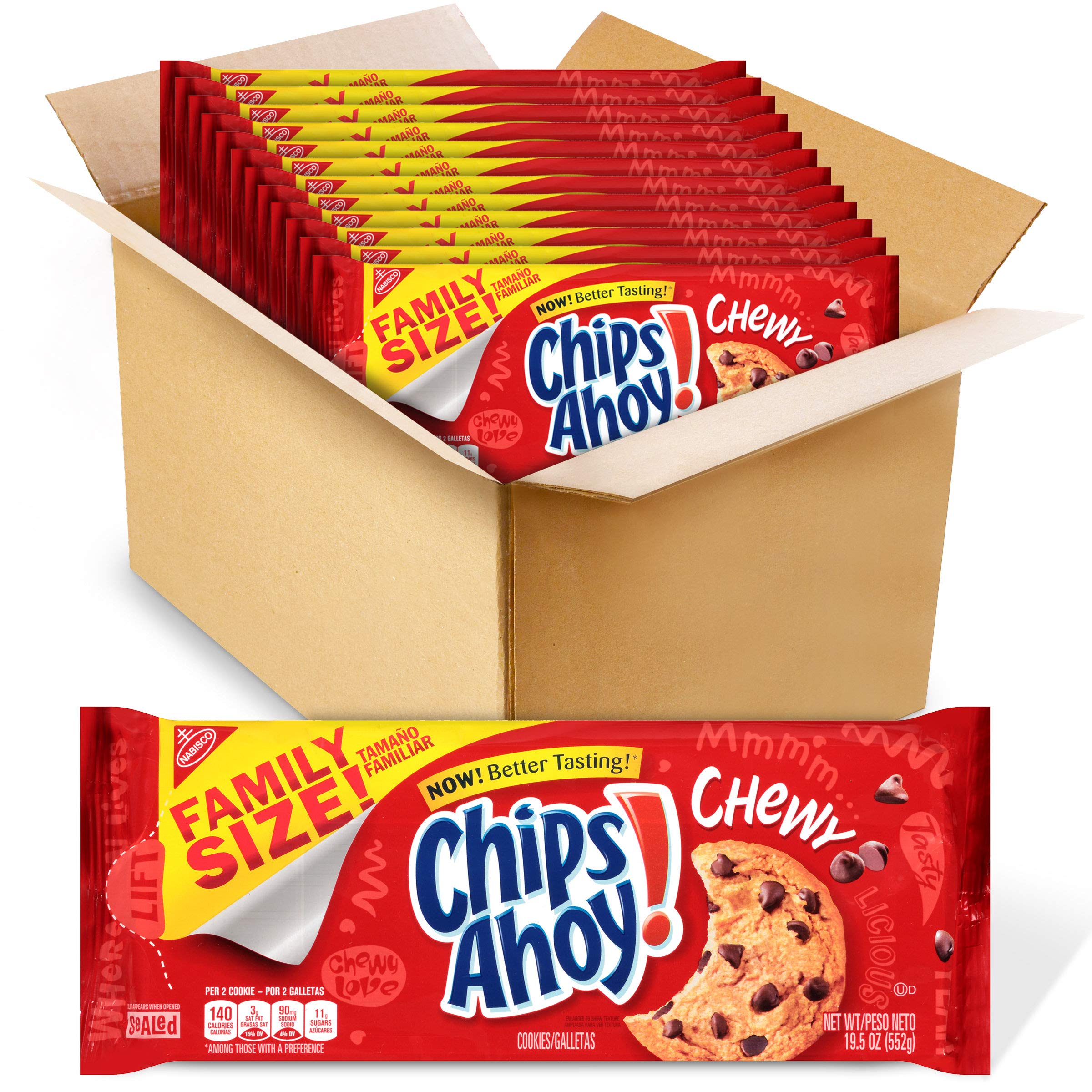 Buy Chips Ahoy!Chewy Chocolate Chip Cookies, Family Size, 12 19 oz