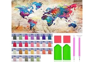 JesMolla DIY 5D Diamond Painting Kit: Embark on a Sparkling Masterpiece