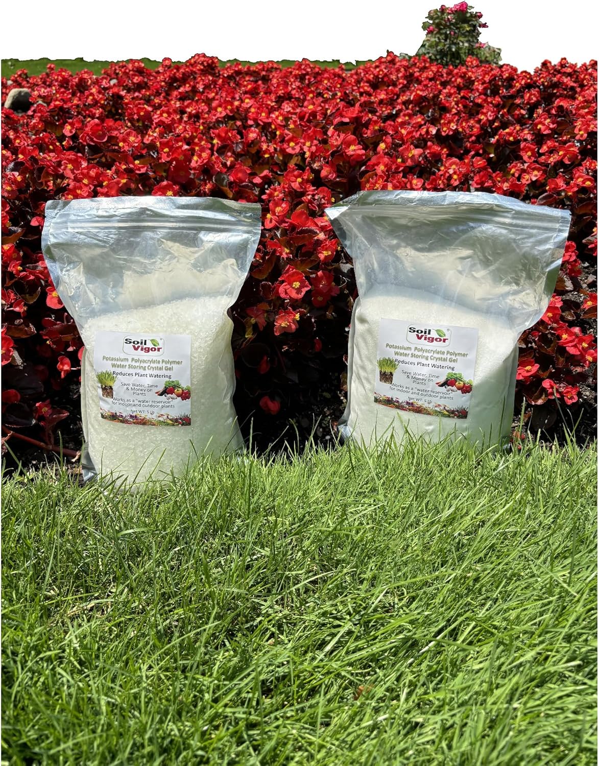 The Ultimate Super Absorbent Polymer for Thirsty Plants - Reduce Watering, Boost Growth, and Save Water 5 Pounds