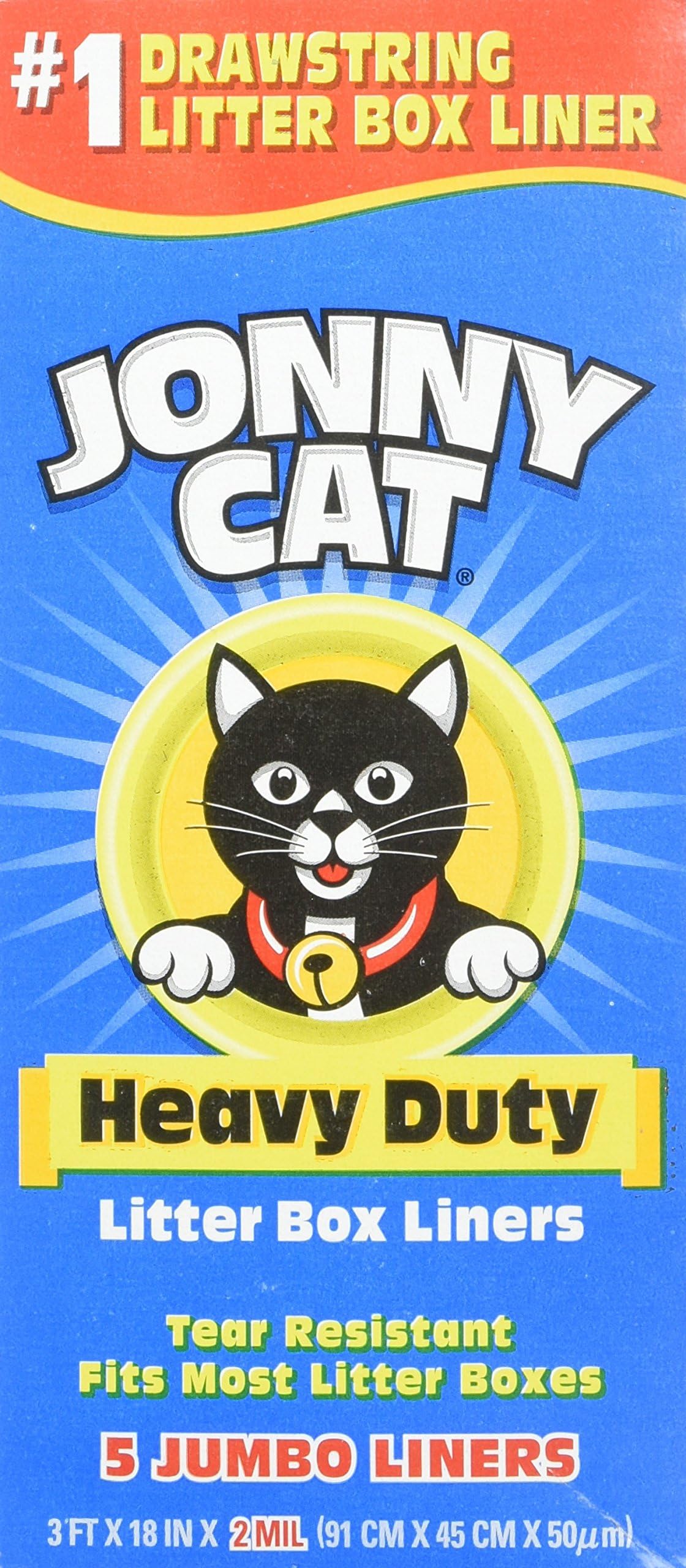JONNY CATCat Litter Box Liners 5 / Box (3 Pack)