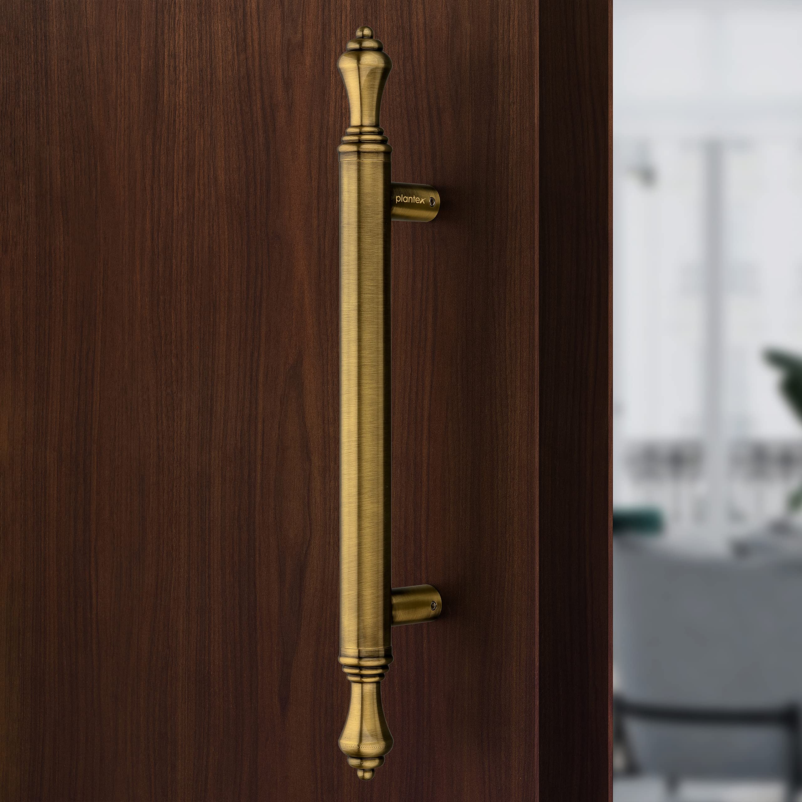 Plantex Heavy Duty Main Door Handle/14 Inch Door Handle for Main Door/Pull-Push Handle - Pack of 1 (Brass Antique) - 3 Years Warranty — Amazon image 7