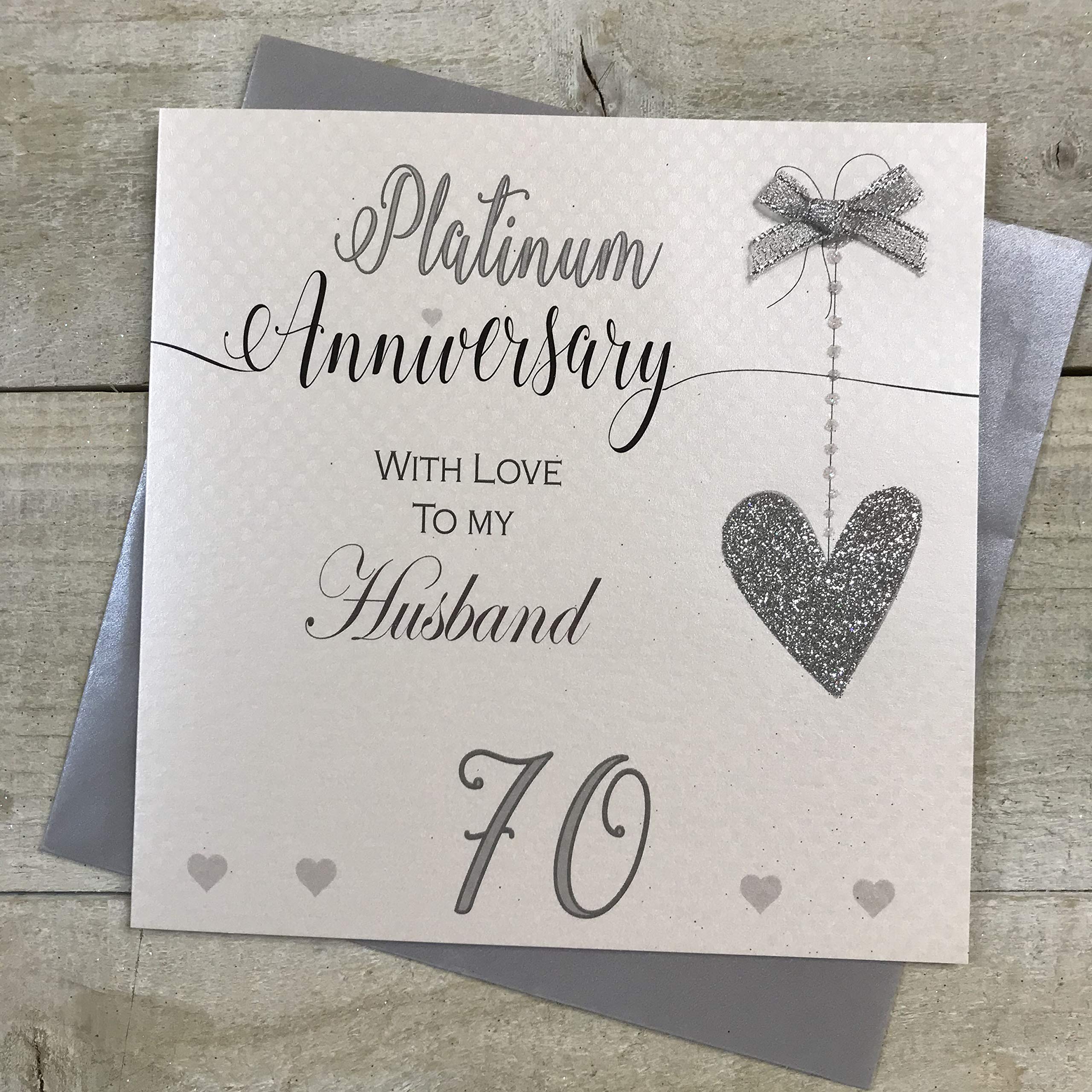platinum anniversary card