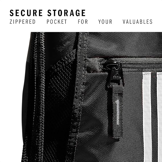 adidas Alliance Sackpack Drawstring Backpack for Sports, Small Gym Bag